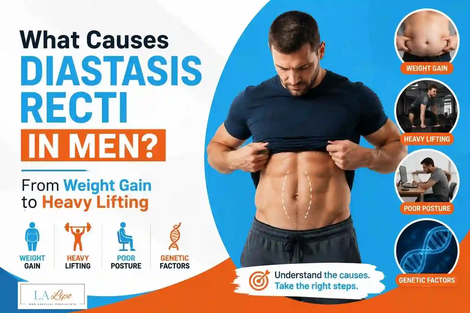 What Causes Diastasis Recti in Men? From Weight Gain to Heavy Lifting Amersham